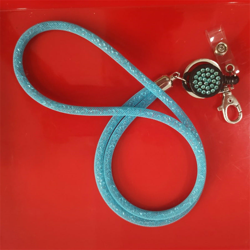 Wholesale Plastic Fishing Nets with Diamond Hanging Ropes and Keychains